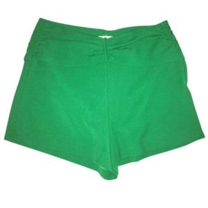 Zara High Waisted Green Shorts